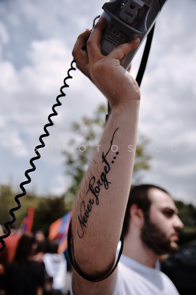 Demonstration for the Armenian Genocide anniversary in Thessaloniki / Διαδήλωση για την επέτειο της γενοκτονίας των Αρμενίων στην Θεσσαλονιικη