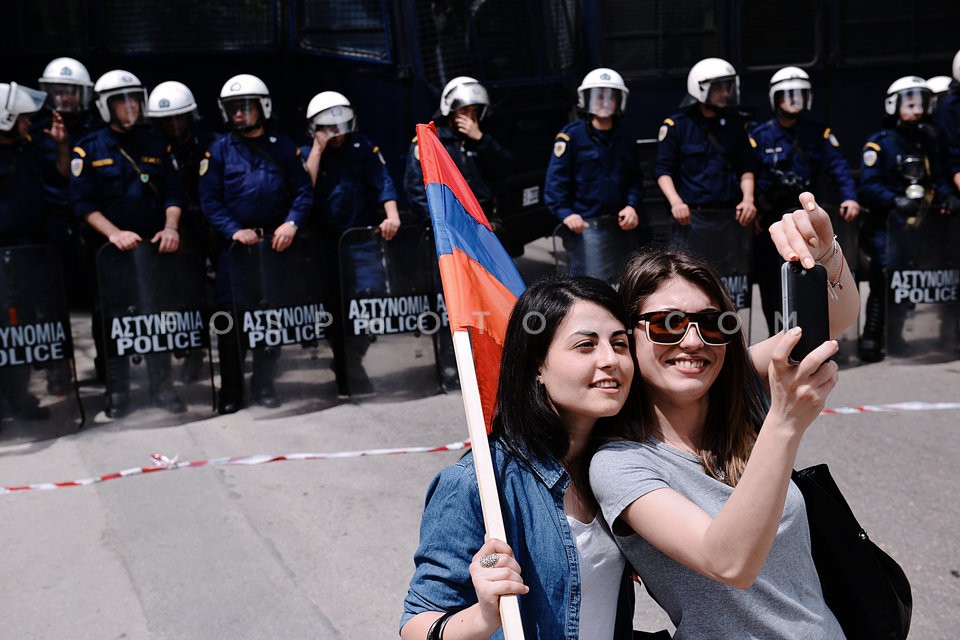 Demonstration for the Armenian Genocide anniversary in Thessaloniki / Διαδήλωση για την επέτειο της γενοκτονίας των Αρμενίων στην Θεσσαλονιικη